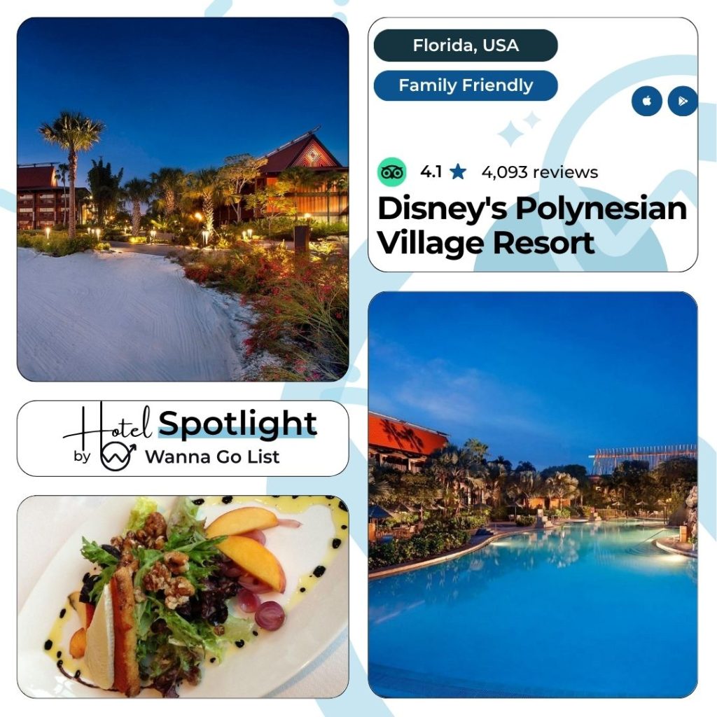 Disney’s Polynesian Village Resort stands as one of Walt Disney World’s original treasures, debuting alongside Magic Kingdom in 1971 and still capturing hearts today. Themed around the idyllic islands of the South Pacific, this deluxe resort immerses guests in tropical landscapes, lush gardens, and Polynesian hospitality. Its recent enhancements, including refreshed interiors and the opening of the new Island Tower in late 2024, keep this beloved property vibrant and appealing for both nostalgic Disney fans and first-time visitors. The Polynesian continues to deliver that signature “vacation within a vacation” experience, combining relaxation, magic, and convenience at the heart of Walt Disney World.